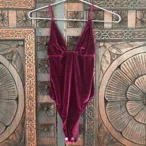 velvet bodysuit